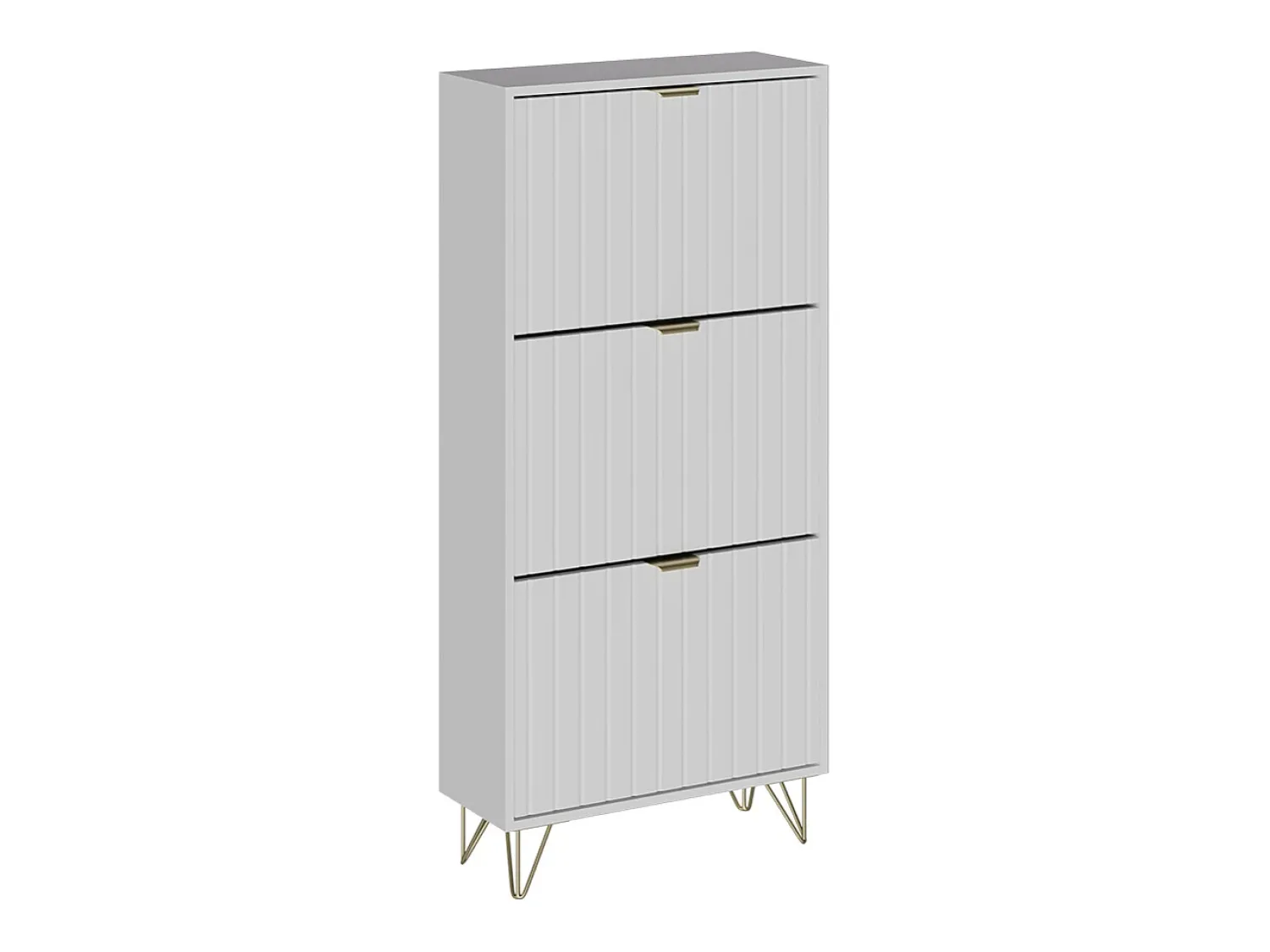 Outlet Vicco Schuhschrank 60x23.5x128.5 helge Branco
