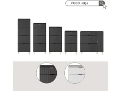 Vicco Schuhschrank 108x23.5x107.5 helge^ Móvel De Arrumação|Sapateira