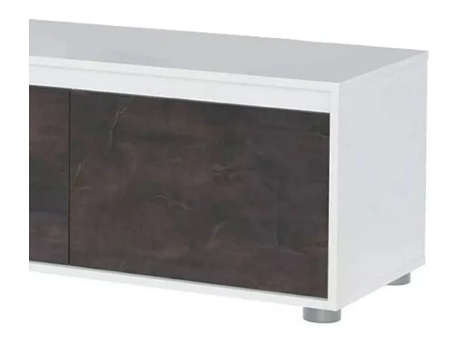 Dmora Sistema de parede Savannah, móvel de sala de TV, composição de conjunto de sala, conjunto de sala com móvel de parede, 200x41h43 cm, e Ã"xido^ Móvel De Tv