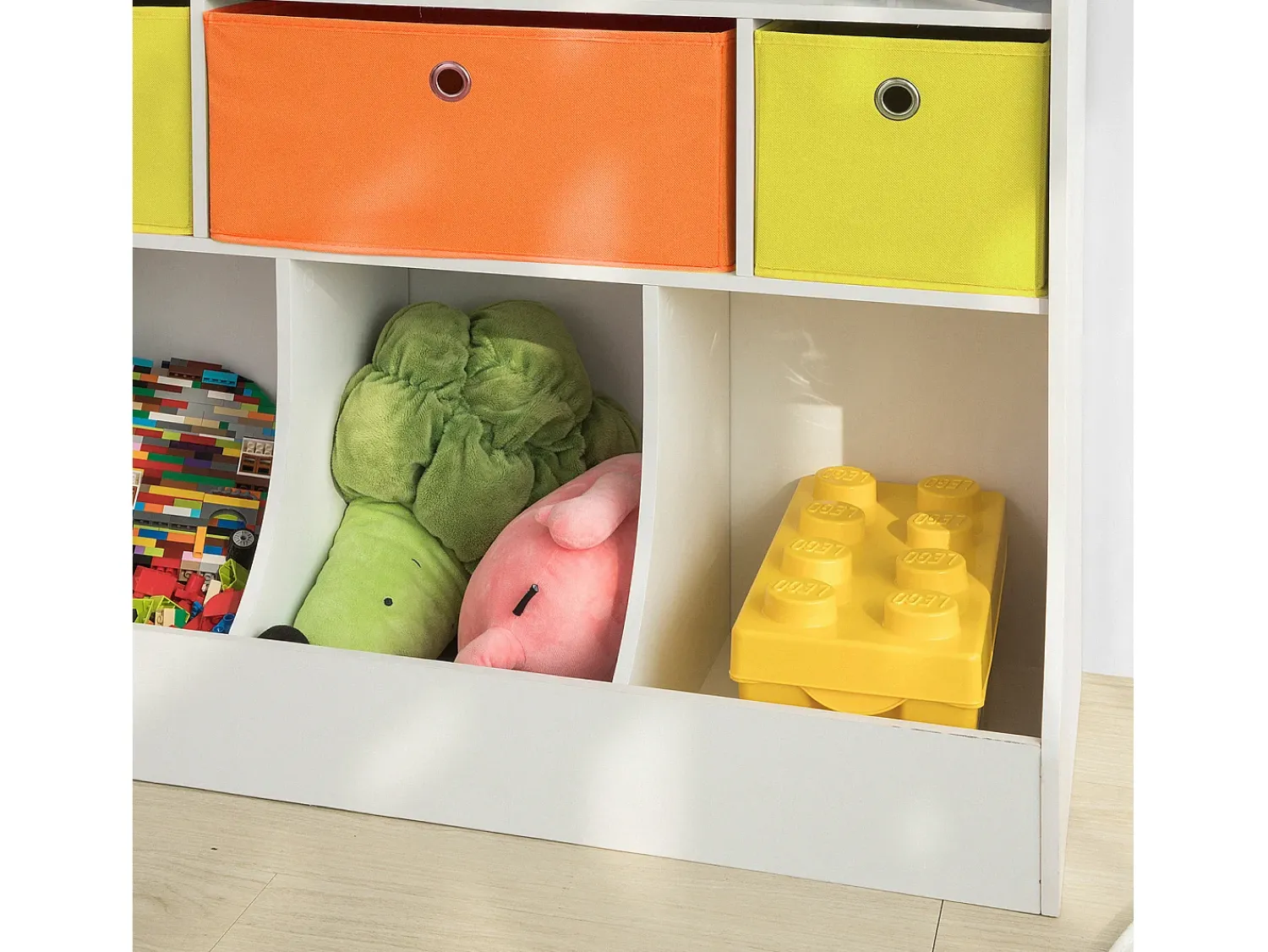 Biblioteca*Sobuy armário de criança, armário de livros infantis, armário infantil KMB26-W Branco