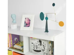 Biblioteca*Sobuy armário de criança, armário de livros infantis, armário infantil KMB26-W Branco