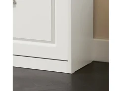 Móvel De Arrumação|Sapateira*Sobuy Armário de sapatos com prateleira, banco, Banco com sapateira FSR82-K-W Branco