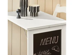 Mesa De Centro*Sobuy balcão, Balcão de cozinha, Balcão de cozinha alto FWT20-W Branco