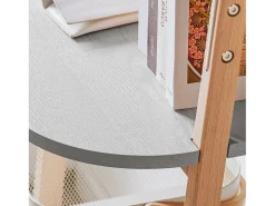 Sobuy , prateleira de mesa, Prateleira de escrivaninha, prateleira de escritório, HSTR02-K-HG Cinzento