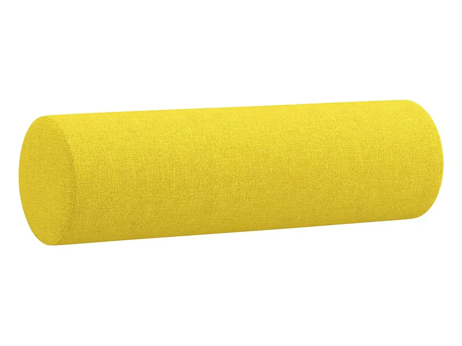 Sofá*vidaxl Sofá 2 lug. + almofadas decorativas 120 cm tecido -claro Amarelo