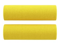 Sofá 2 lug. + almofadas decorativas 140 cm tecido -claro PT487712^ Sofá