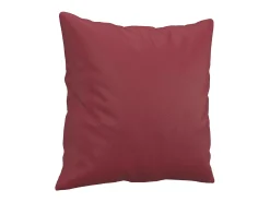 Online vidaxl Sofá 3 lug. c/ almofadas 180 cm couro artificial tinto Vermelho