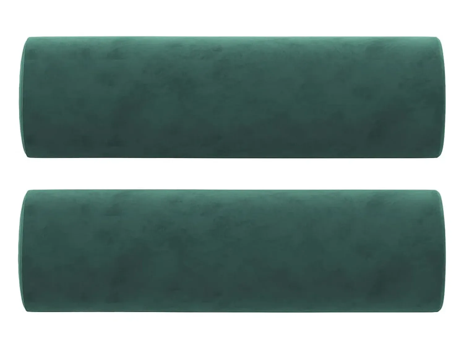 New Sofá 2 lug. c/ almofadas decorativas 140cm veludo -escuro PT733277 Verde