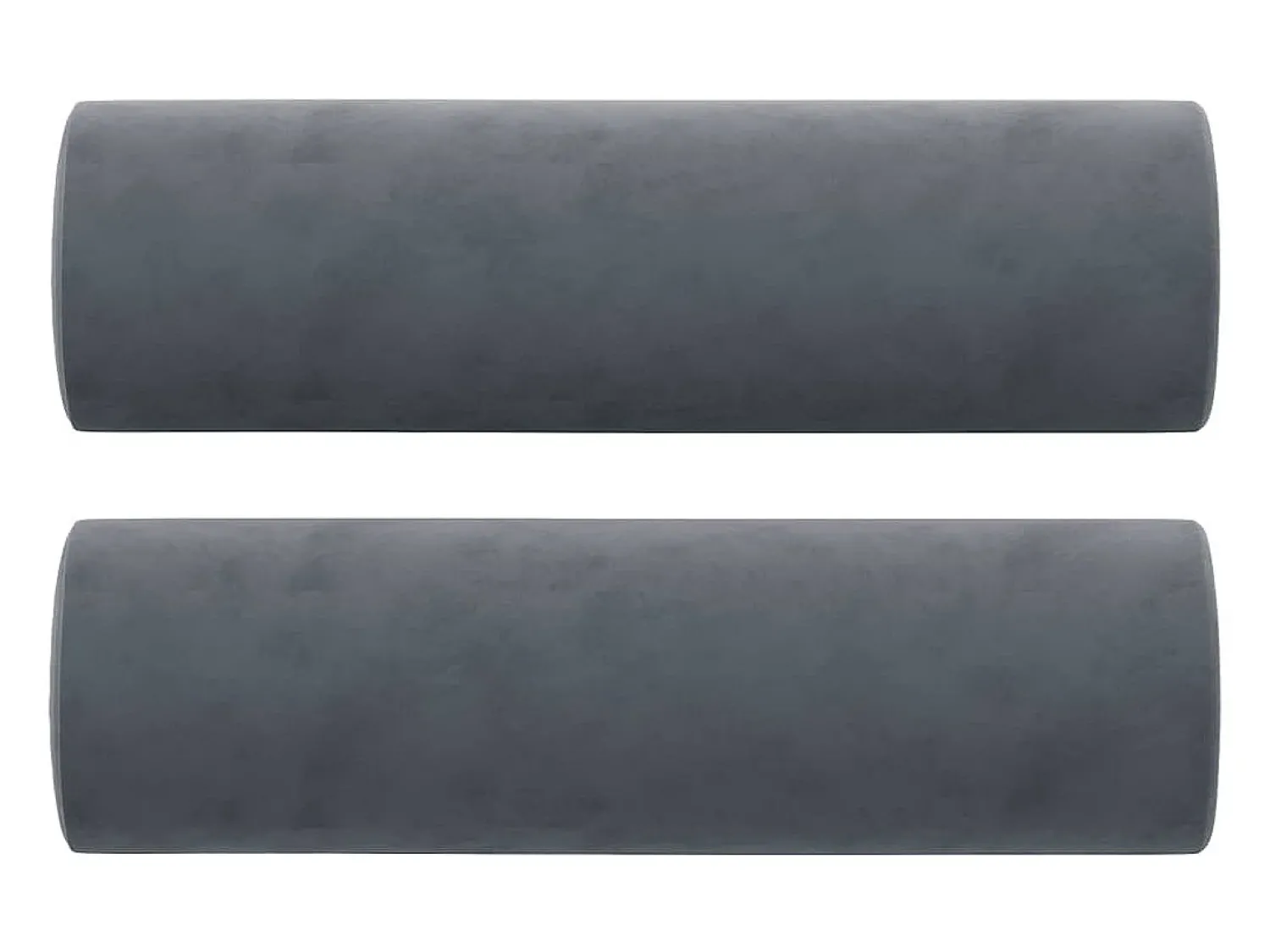 Sofá* Sofá 3 lug. c/ almofadas decorativas 180 cm veludo cinza-escuro PT205070 Cinzento