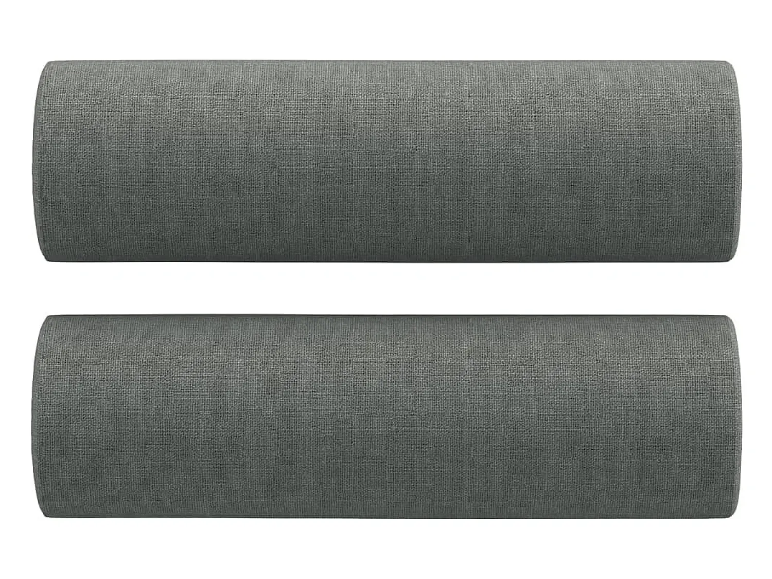 Sofá* Sofá 3 lugares + almofadas decoração 180 cm tecido cinza-escuro PT795706 Cinzento