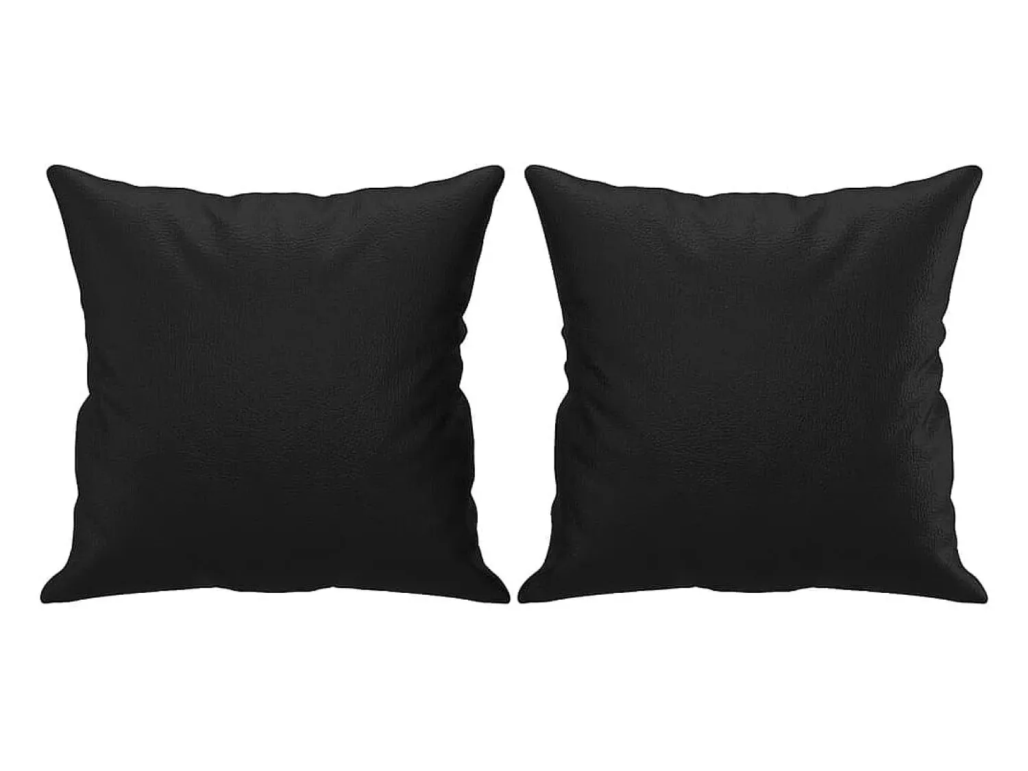 Sofá* Sofá 2 lugares + almofadas decoração 140 cm couro artif. PT597112 Preto