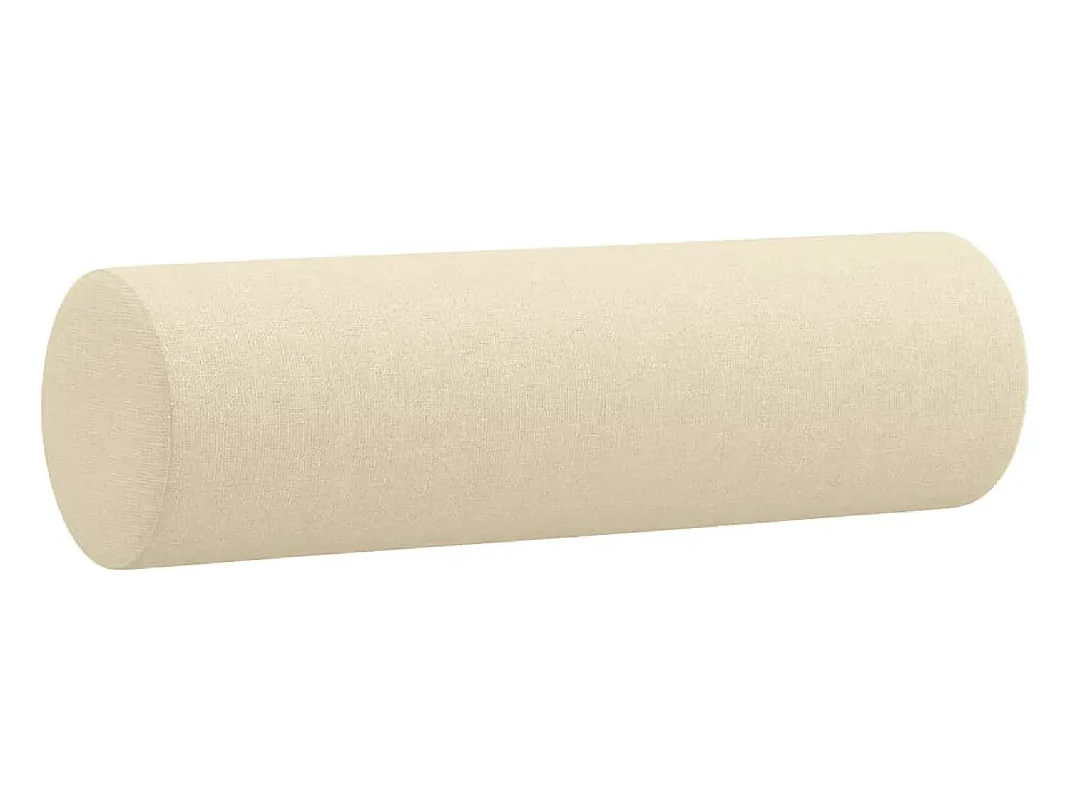 Sofá|vidaxl Sofá 2 lugares + almofadas decorativas 140 cm tecido cor Creme
