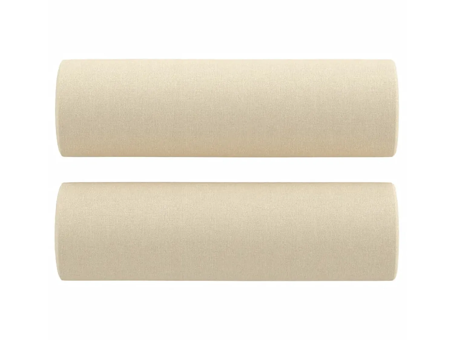 Online Sofá 2 lugares + almofadas decorativas 140 cm tecido cor PT506352 Creme