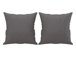 Sofá*vidaxl Sofá 2 lugares + almofadas decorativas 140cm couro artif. cinza Cinzento