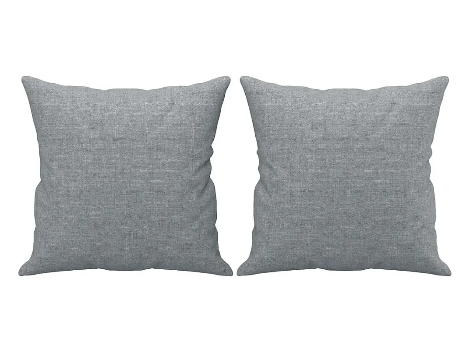 Sofá|vidaxl Sofá 3 lugares + almofadas decorativas 180cm tecido cinza-claro Cinzento