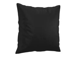 Sofá|vidaxl Sofá 3 lugares + almofadas decoração 180 cm couro artif. Preto