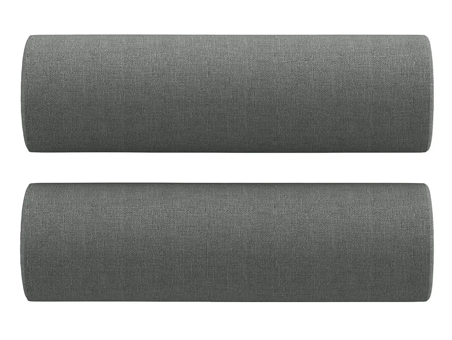 Sofá* Sofá 2 lugares +almofadas decorativas 120cm tecido cinza-escuro PT920571 Cinzento
