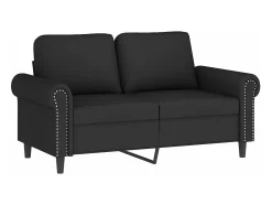 Sofá 2 lugares c/ almofadas decorativas 120 cm veludo PT748421^ Sofá