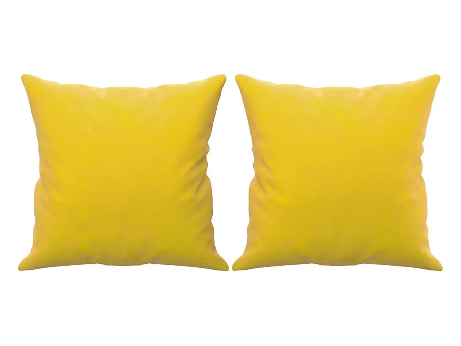 Sofá| Sofá 2 lugares c/ almofadas decorativas 120 cm veludo PT359188 Amarelo