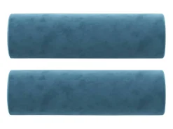 vidaxl Sofá 2 lugares c/ almofadas decorativas 120 cm veludo^ Sofá