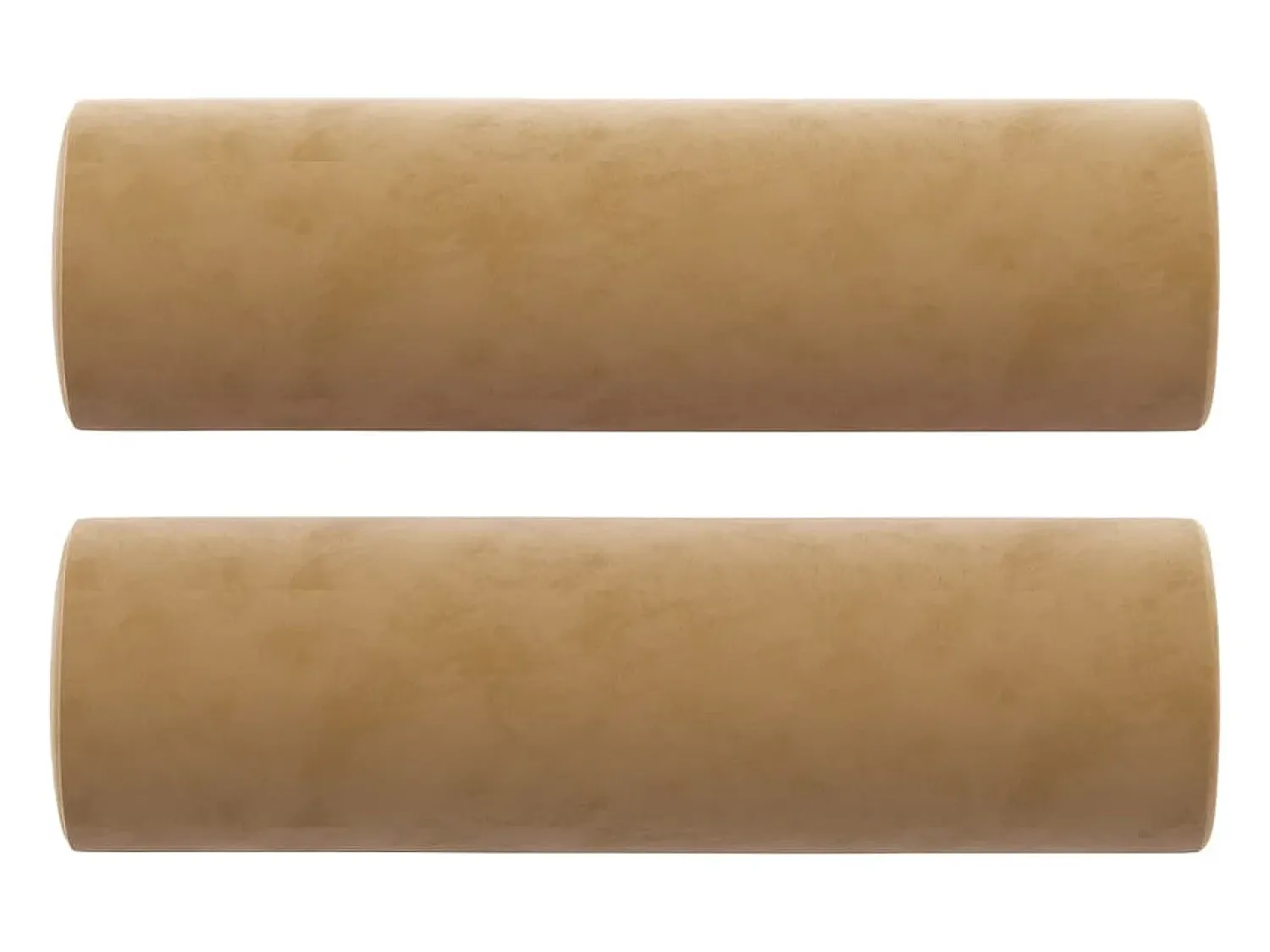 Sofá| Sofá 2 lugares c/ almofadas decorativas 120 cm veludo PT477136 Castanho