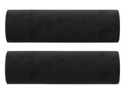 Discount Sofá 3 lugares c/ almofadas decorativas 180 cm veludo PT654480 Preto