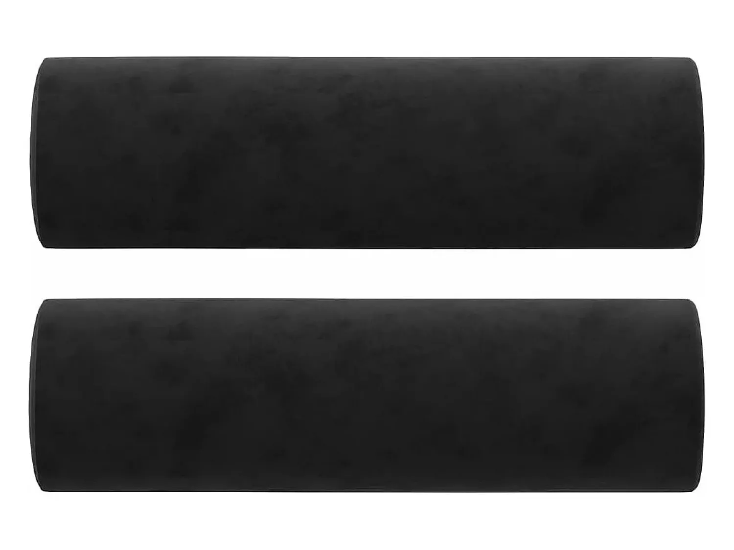 Discount Sofá 3 lugares c/ almofadas decorativas 180 cm veludo PT654480 Preto