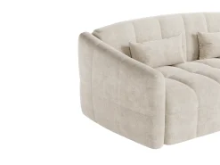 Vente-unique Sofá 4 lugares conversível abertura rápida em veludo cama 160 cm RETUNA^ Sofá
