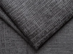 Sofá*Vente-unique Sofá 3 lugares convert. Abert. rápida tecido chenille bege, cama 140 cm e 18 cm LORETO Cinza antracite