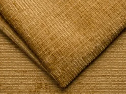 Sofá*Vente-unique Sofá 3 lugares convert. Abert. rápida tecido chenille bege, cama 140 cm e 22 cm LORETO Amarelo mostarda