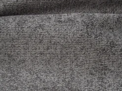 Best Vente-unique Sofá 3 lugares convertível abertura rápida tecido ripas largas 140 cm Colchão 18 cm DARIELO Cinzento