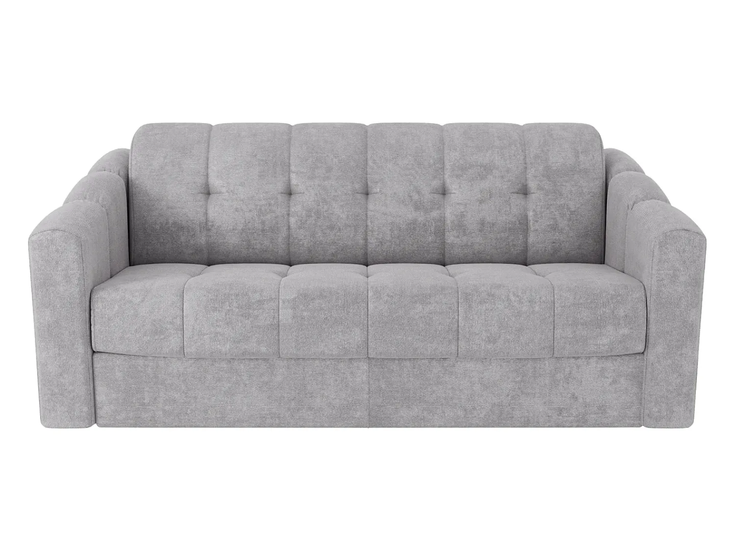 Vente-unique Sofá 3 lugares convertível abertura rápida tecido texturizado 140 cm Colchão 14 cm DARIELO^ Sofá