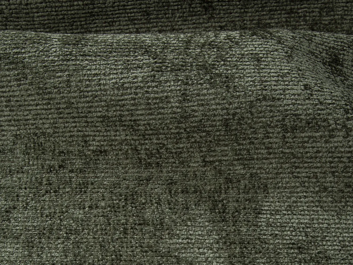 Sofá|Vente-unique Sofá 4 lugares convertível abertura rápida tecido verde ripas largas 160 cm - 14 cm DARIELO Caqui