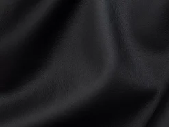 Sofá|Vente-unique Sofá 3 lugares convertível abertura rápida pele preta, cama 140 cm e colchão 18 cm - VIZIR Preto