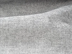 Sofá|Vente-unique Sofá 4 lugares convertível abertura rápida tecido texturizado 160 cm Colchão 18 cm DARIELO Cinzento claro