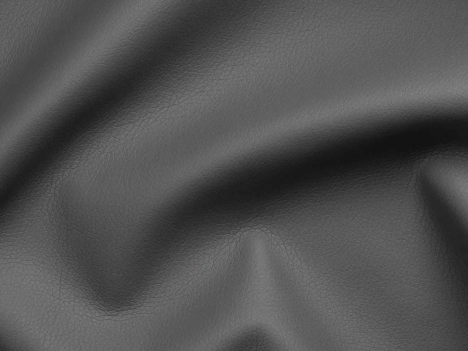 Vente-unique Sofá 3 lugares convertível abertura rápida pele cinza, cama 140 cm e colchão 18 cm VIZIR^ Sofá