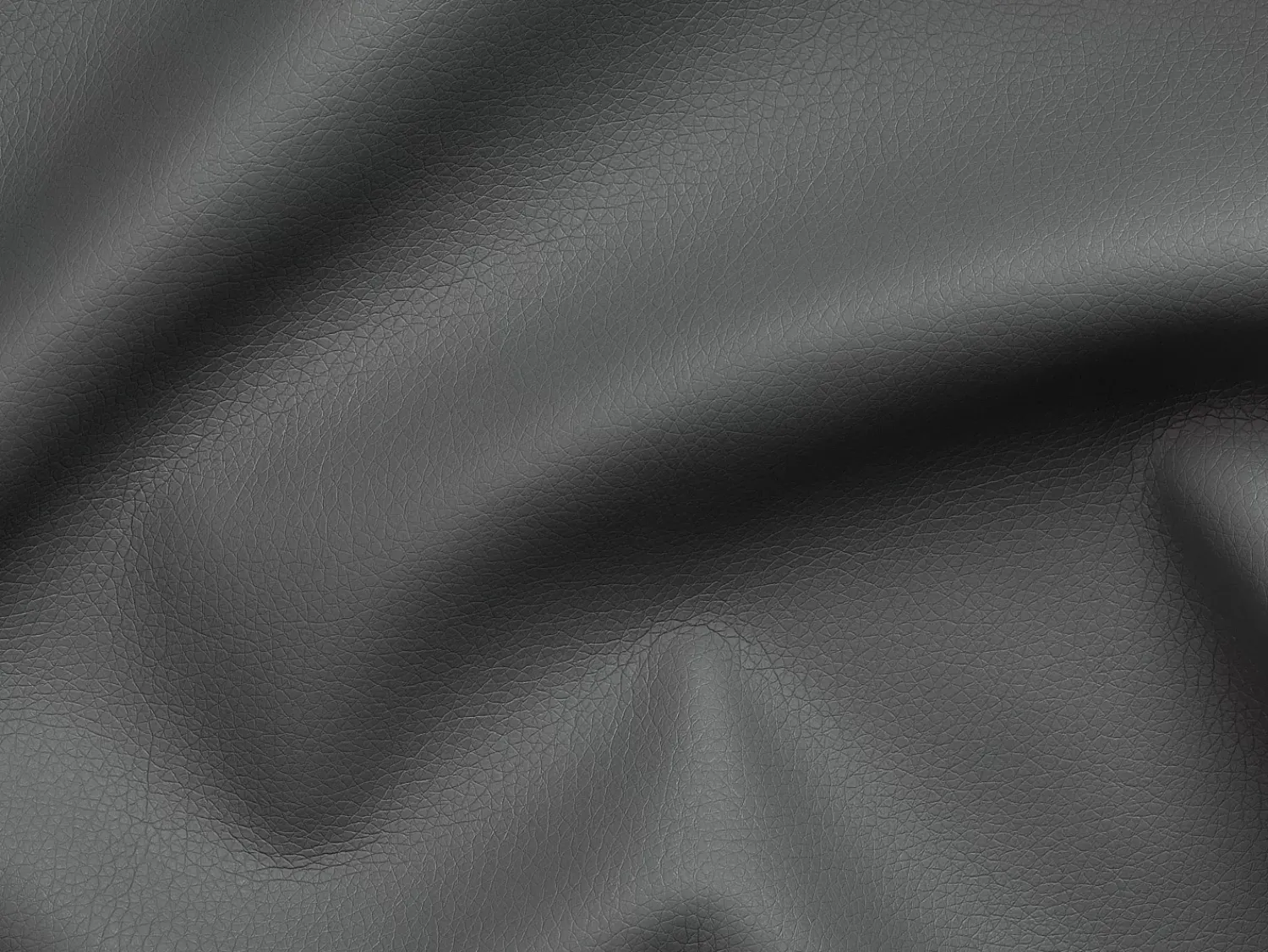 Sofá|Vente-unique Sofá 3 lugares convertível abertura rápida pele cinza cama 140 cm e colchão 18 cm CALITO Cinzento