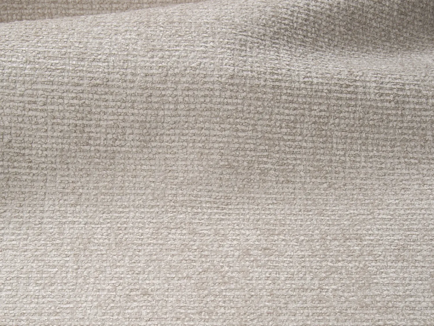 New Vente-unique Sofá 3 lugares convertível abertura rápida tecido texturizado colchão 22 cm DARIELO Bege