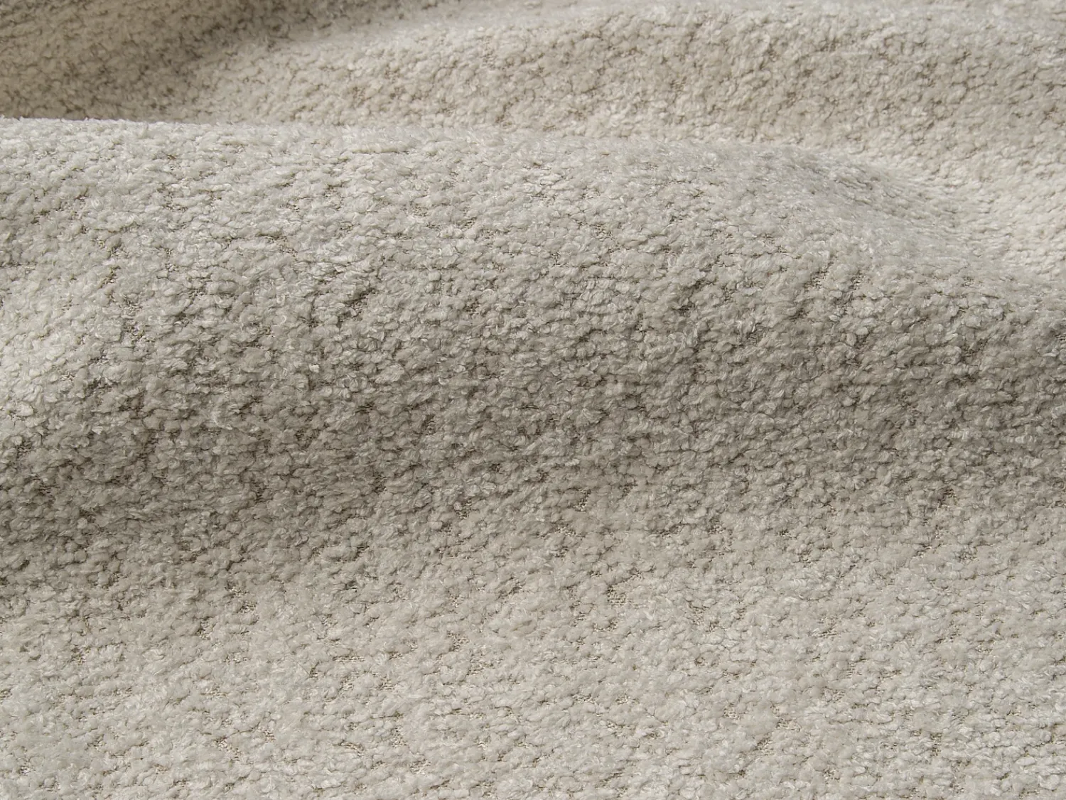 Vente-unique Sofá 4 lugares convertível abertura rápida bouclé 160 cm e colchão 18 cm - CALITO Bege