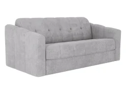 Vente-unique Sofá 3 lugares convertível abertura rápida tecido ripas largas 140 cm - 14 cm DARIELO^ Sofá
