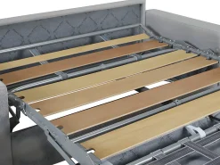 Vente-unique Sofá 3 lugares convertível de abertura rápida em tecido - Colchão de 18 cm - CALITO^ Sofá