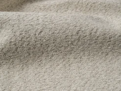 Sofá|Vente-unique Sofá 4 lugares convertível expresso em tecido bouclé colchão 16 cm RETUNA Bege