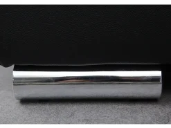 LINEA SOFA Sofá 2 lugares em pele de vaca cor Preta - THIBAULT^ Sofá