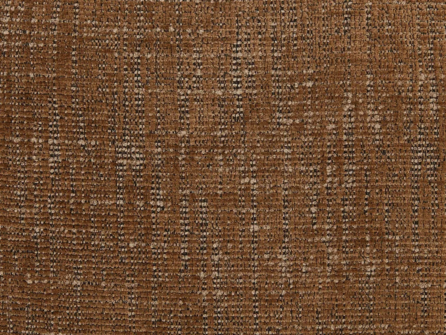 Sofá*Vente-unique Sofá 3 lugares em tecido chenille de cor castanha NELIMAR Castanho