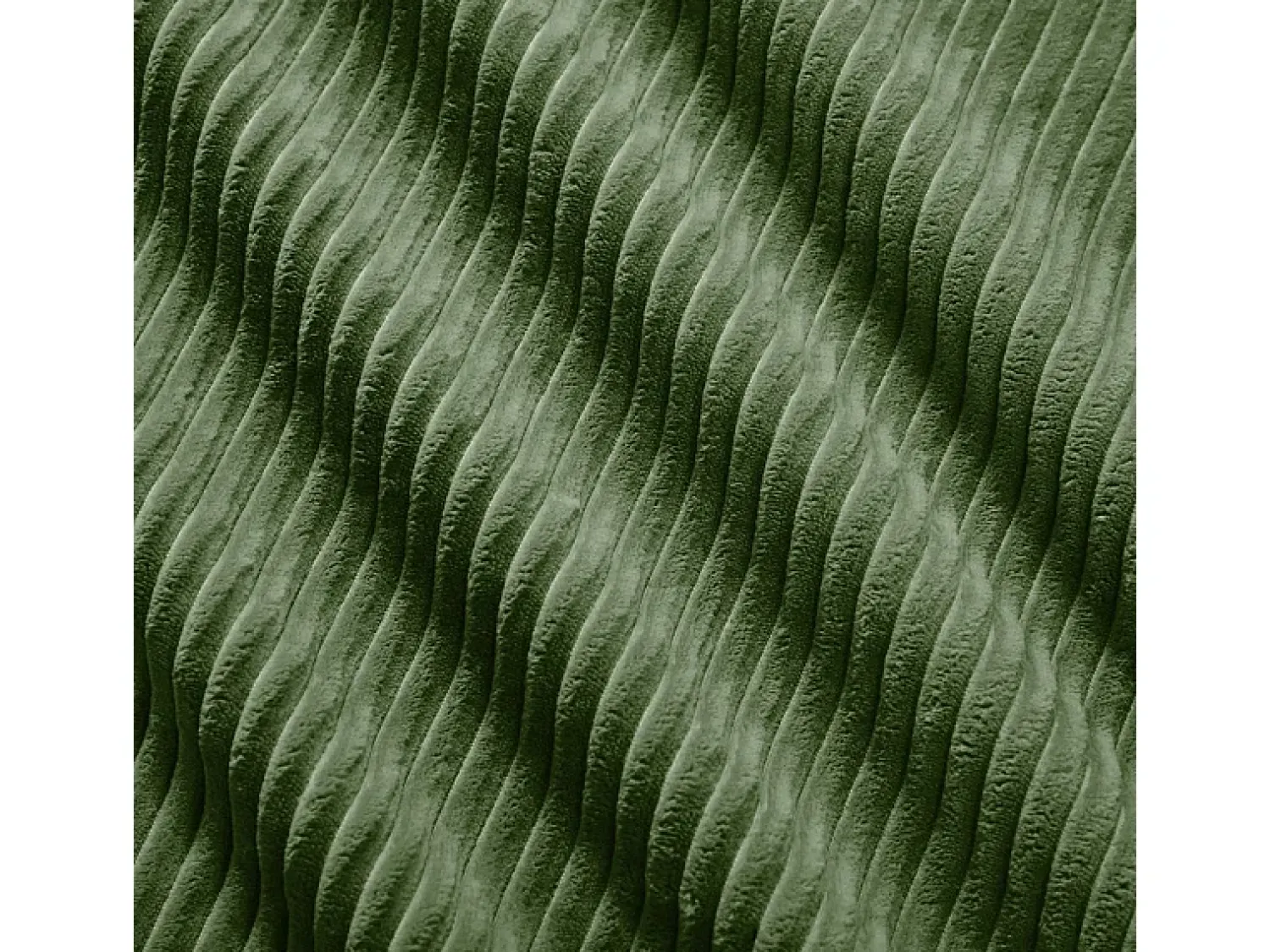 Sofá*DripeX Sofá angular modular 4 lugares - de Veludo cotelê - com 4 almofadas e puff - 388x178x75cm - Verde