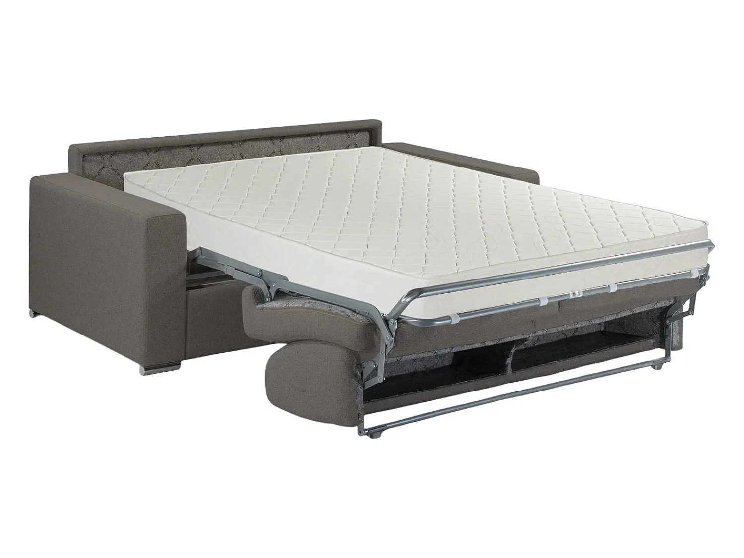 Vente-unique Sofá cama 4 lugares colchão de 18 cm tecido CALITO^ Sofá
