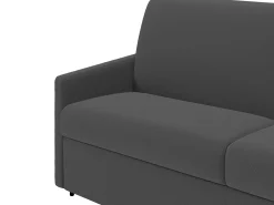 Vente-unique Sofá cama 3 lugares colchão de 18 cm tecido CALIFE^ Sofá