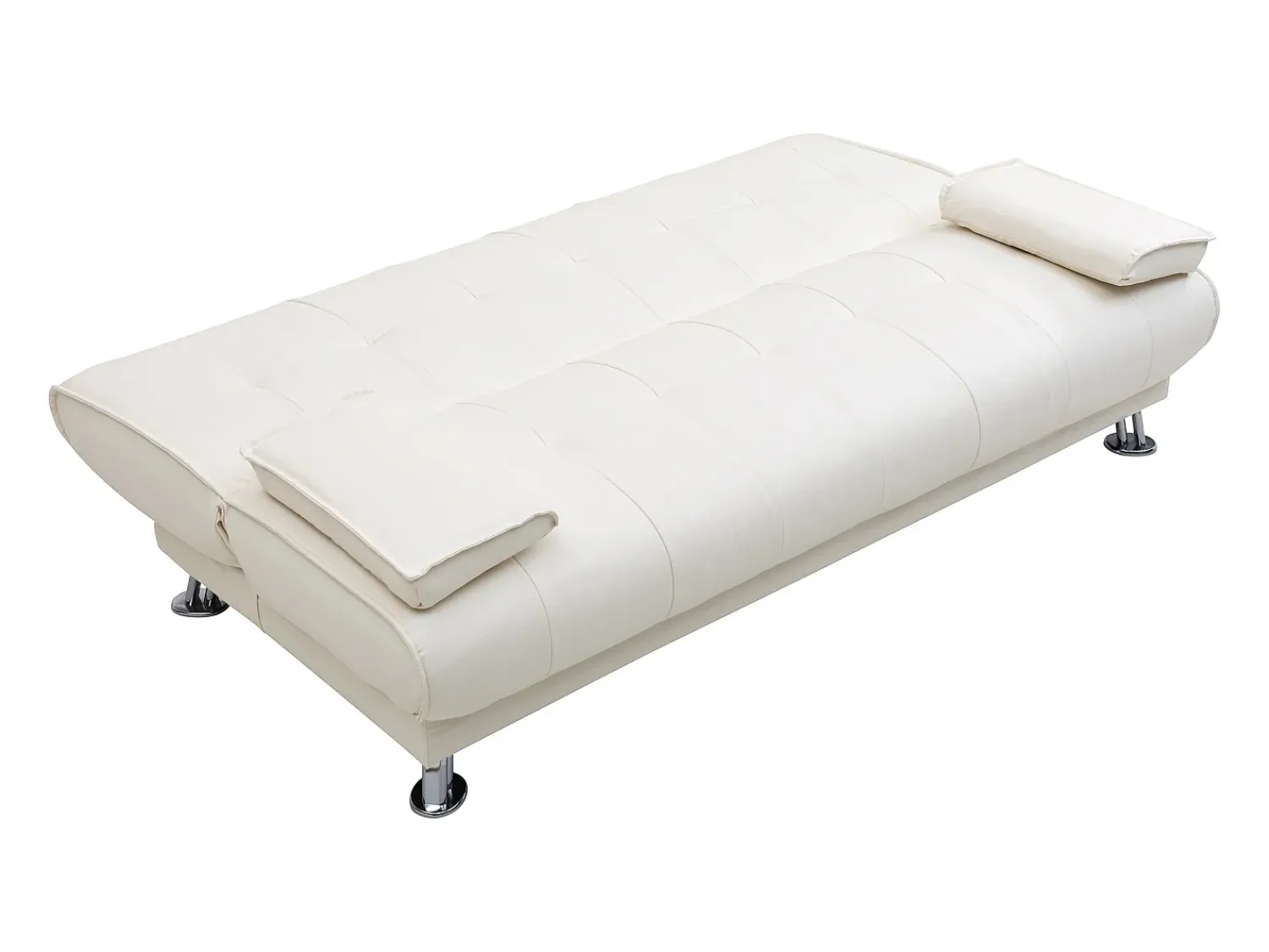 Best Vente-unique Sofá cama clic clac cor MAXIME II Branco
