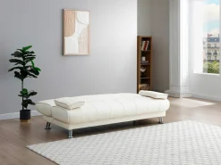 Best Vente-unique Sofá cama clic clac cor MAXIME II Branco