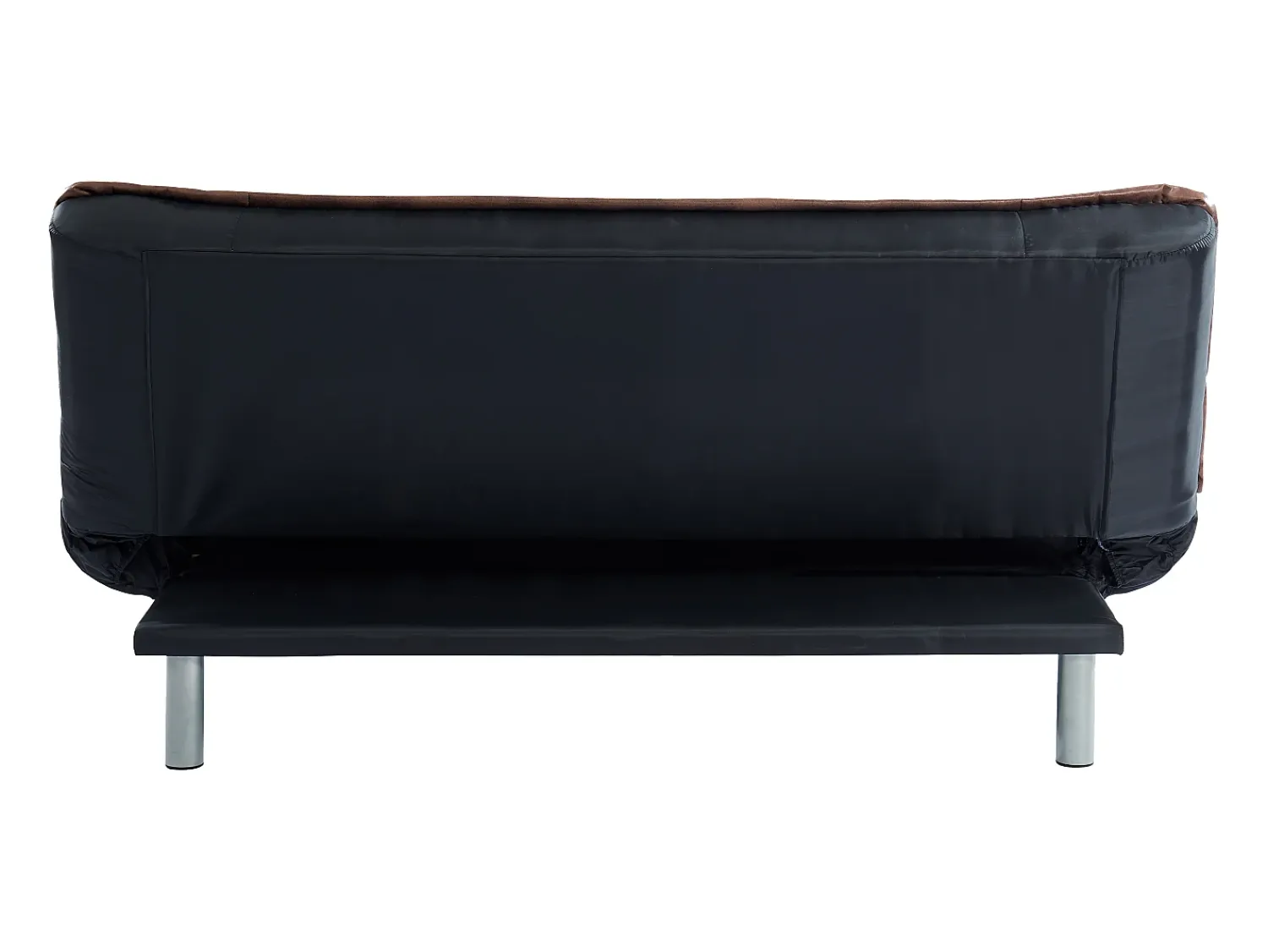 Vente-unique Sofá cama clic clac cor caramelo - MISHAN Castanho